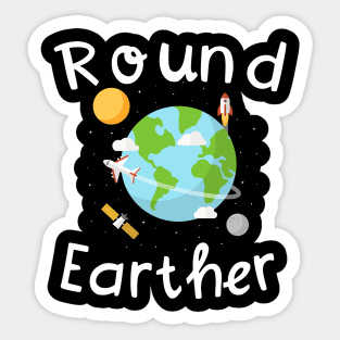 Round Earther Sticker